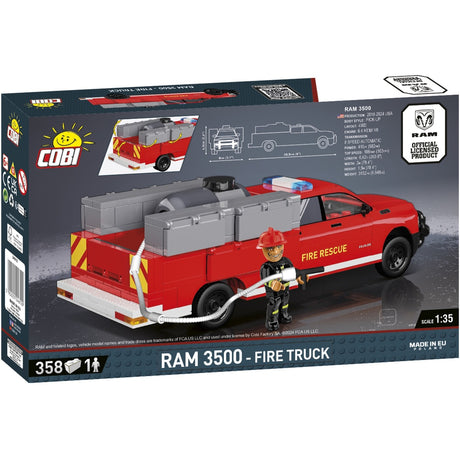 Cobi ram 3500 - fire truck constructiespeelgoed (schaal 1:35)