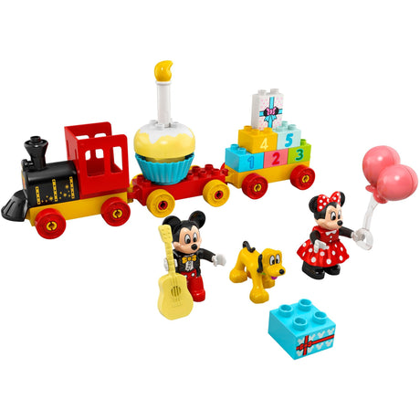 Lego duplo | disney mickey %26 minnie verjaardagstrein, bouwbaar speelgoed voor peuters 10941