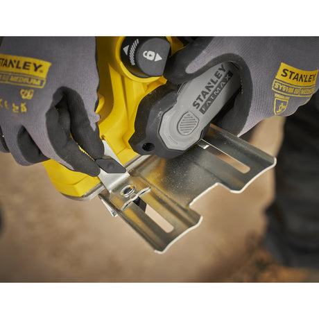 Stanley fatmax v20 18v brushless elektrische schaafmachine (zwart geel, accu en oplader niet inbegrepen)