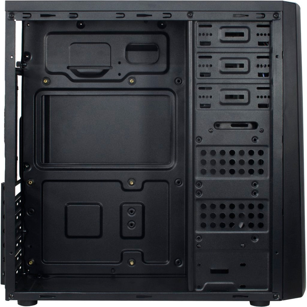 Inter-tech b-30 midi tower behuizing (zwart | 2x usb-a)