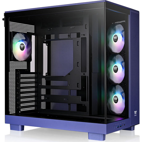 Thermaltake view 380 xl tg argb future dusk midi tower behuizing (paars | 2x usb-a | 1x usb-c | rgb | window)