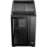 Asus tuf gaming gt502 plus midi tower behuizing (zwart | 2x usb-a | 1x usb-c | tempered glass)
