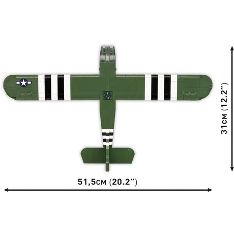 Cobi historical collection - waco cg-4 constructiespeelgoed (schaal 1:48)