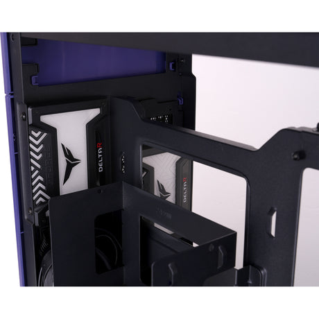 Thermaltake tr100 future dusk mini tower behuizing (paars | 2x usb-a | 1x usb-c)