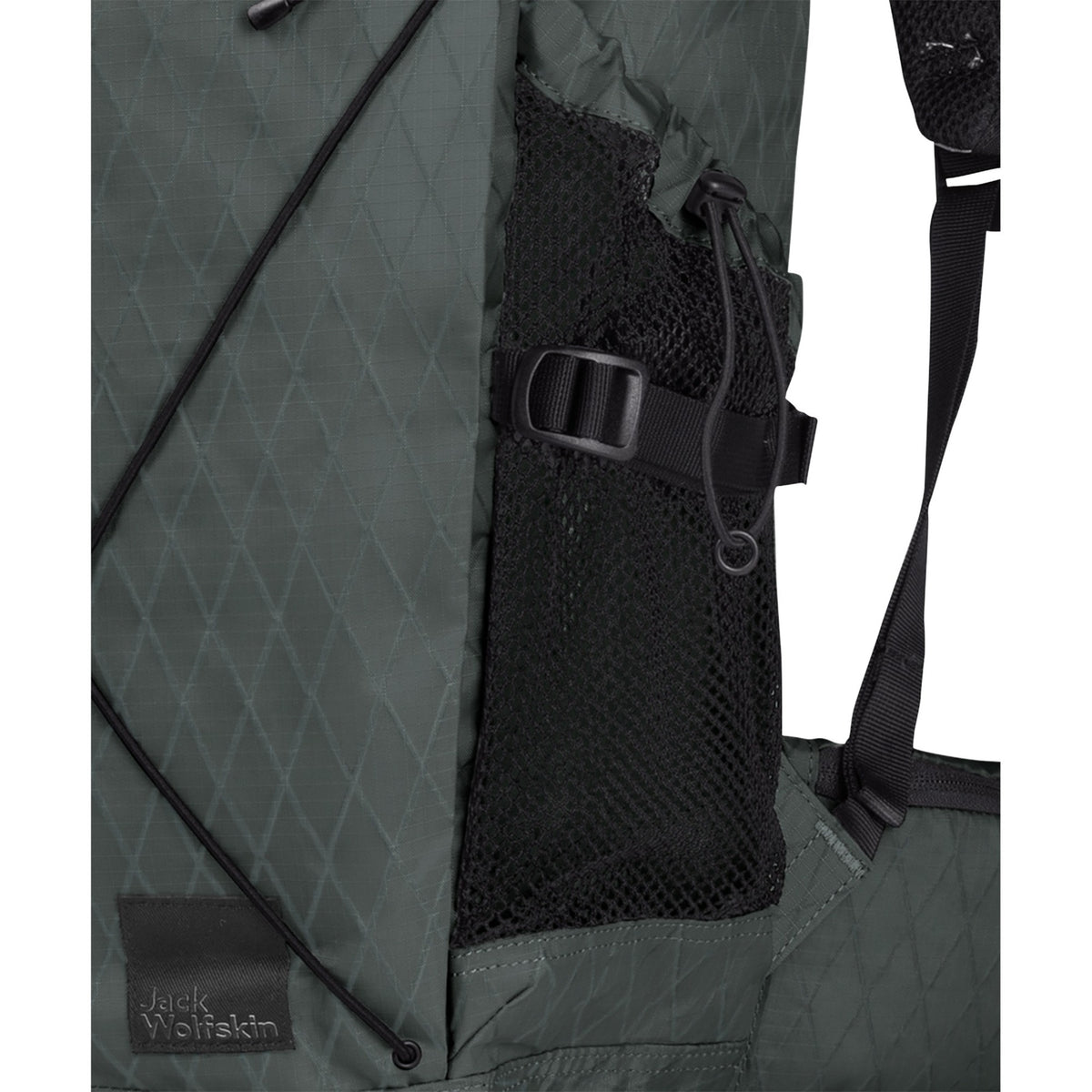 Jack wolfskin wandermood rolltop 30 rugzak (donkergroen, 30.0 liter)