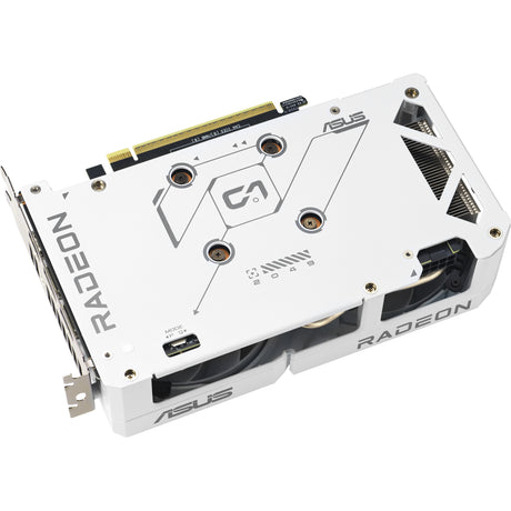 Asus radeon rx 9060 xt dual white edition 16gb grafische kaart (wit, rdna4, gddr6, 2x displayport, 1x hdmi 2.1)