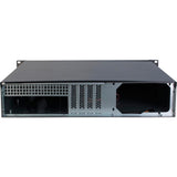 Inter-tech 2u-2098-sk rack behuizing (zwart | 2x usb-a)
