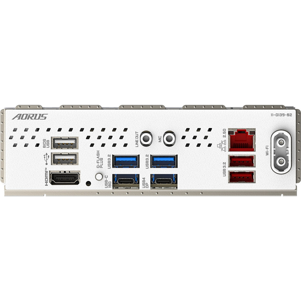 Gigabyte x870i aorus pro ice socket am5 moederbord (wit, raid, 2,5gb-lan, wi-fi 7, bt, sound, mini-itx)
