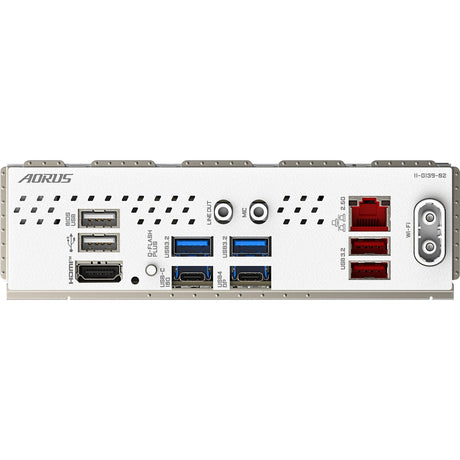 Gigabyte x870i aorus pro ice socket am5 moederbord (wit, raid, 2,5gb-lan, wi-fi 7, bt, sound, mini-itx)
