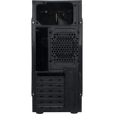 Inter-tech b-42 rgb midi tower behuizing (zwart | 3x usb-a | rgb | window)