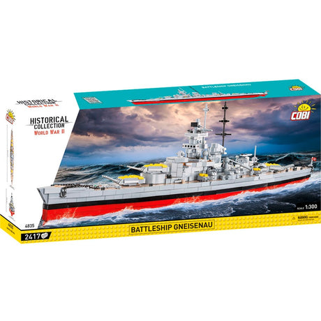 Cobi battleship gneisenau constructiespeelgoed (schaal 1:300)