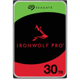 Seagate ironwolf pro 30 tb harde schijf (st30000nt011, sata 600, 24 7)