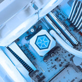 Silverstone sst-pf360w-argb-v2 waterkoeling (wit, incl. rgb controller)