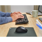 Trust ody ii stille draadloze toetsenbord- en muisset desktopset (zwart, us lay-out (qwerty), membraan, 100%, 800 dpi - 1.600 dpi)