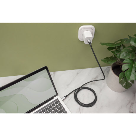 Digitus usb-c 4 gen2- usb-c-verbindingskabel (zwart grijs, 3 meter)
