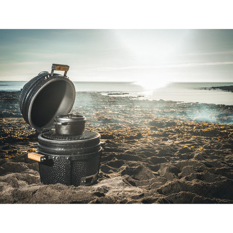 The windmill bbq pan s bak- braadpan (zwart, ø 20 cm | 2.1 liter)