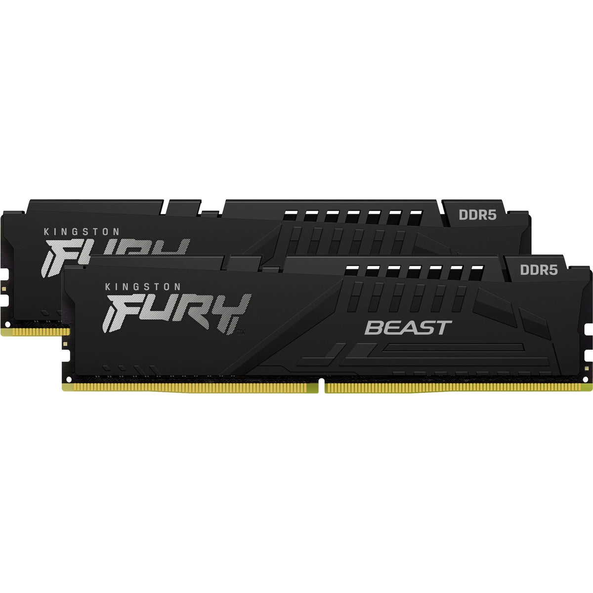 Kingston fury beast 32 gb ddr5-6000 (2x 16 gb) werkgeheugen (zwart, kf560c36bbe2k2-32, xmp 3.0, expo)