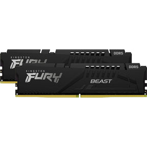 Kingston fury beast 32 gb ddr5-6000 (2x 16 gb) werkgeheugen (zwart, kf560c36bbe2k2-32, xmp 3.0, expo)
