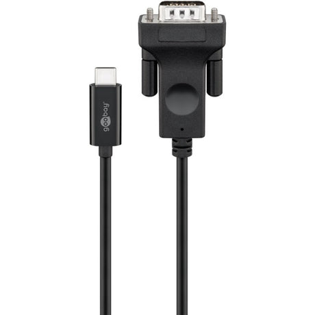 Goobay usb-c naar vga adapterkabel (zwart, 1,8 meter)