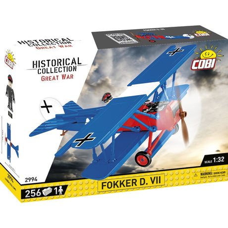 Cobi historical collection - fokker d.vii constructiespeelgoed (schaal 1:32)