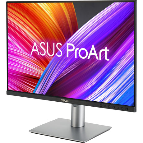 Asus proart pa248crv 24 monitor (zwart zilver, 2x displayport, 2x hdmi, 1x usb-c, 4x usb-a)