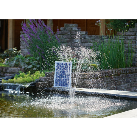 Ubbink solarmax 2500 accu pomp (zwart, incl. solarpaneel, pomp en accu)