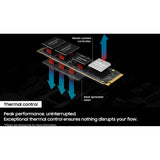 Samsung 9100 pro 2 tb ssd (mz-vap2t0bw, pcie gen 5.0 x4, nvme 2.0)