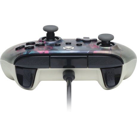 Powera advantage plus bedrade controller voor xbox series x|s - bloom gloom (zilver, xbox series x|s, xbox one, pc)