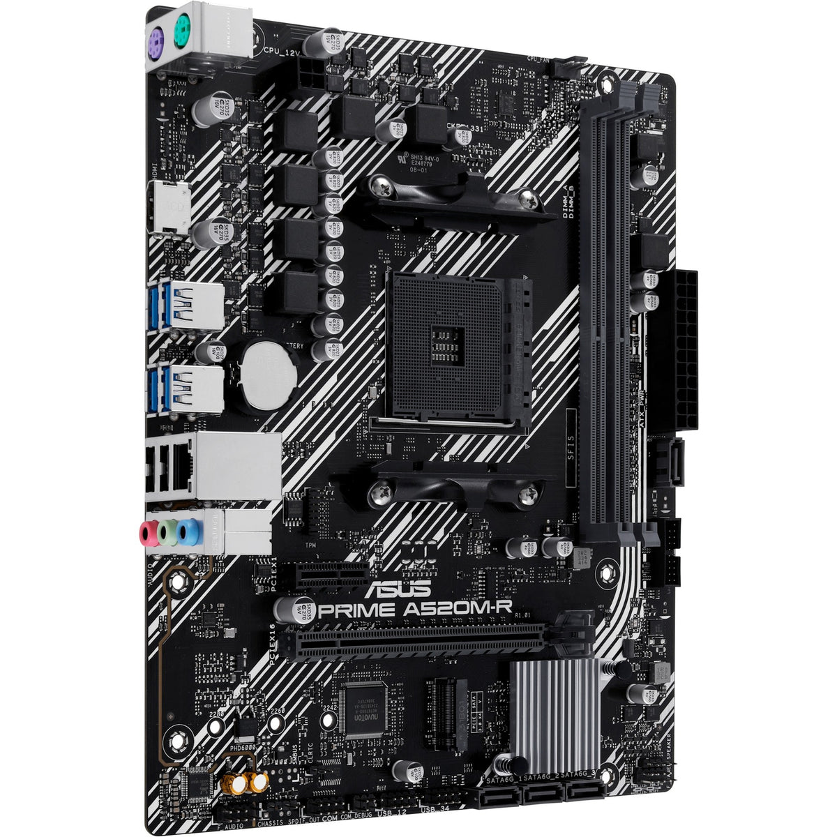 Asus prime a520m-r socket am4 moederbord (raid, gb-lan, sound, µatx)