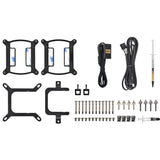 Thermaltake magcurve 360 ultra argb sync aio liquid cooler waterkoeling (zwart)