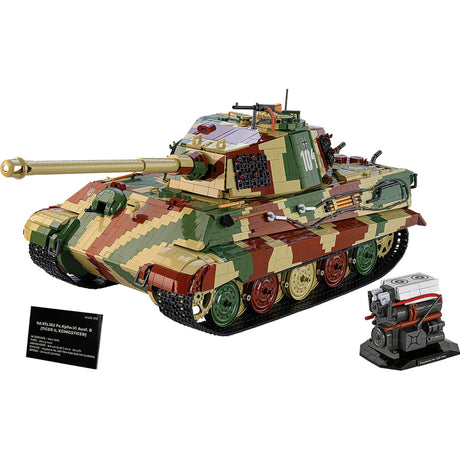 Cobi historical collection - tiger ii königstiger constructiespeelgoed (1:12)