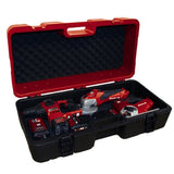 Einhell koffer e-box l70 35 - voor universele opslag - max. laadvermogen: 50 kg - zachtschuimbekleding - spatwaterdichte uitvoering - ergonomische handgreep