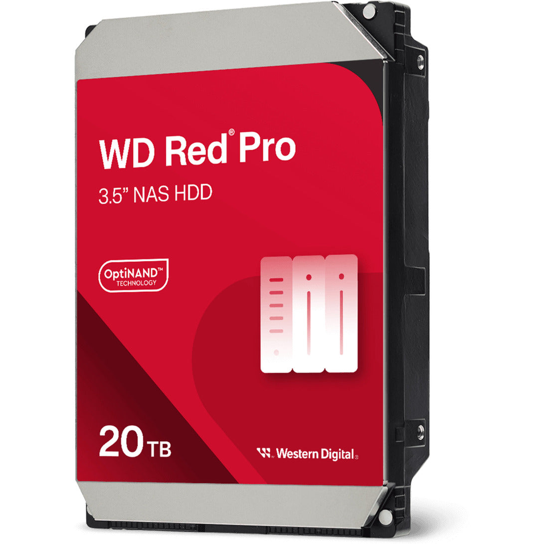 Wd red pro 20 tb harde schijf (202kfgx, sata 600, 24 7, af)