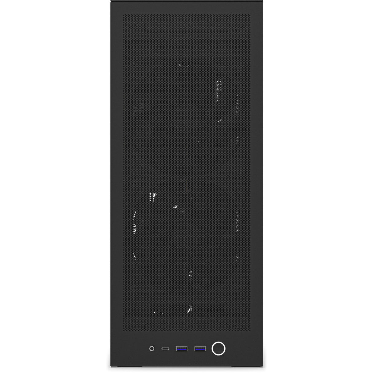 Nzxt h2 flow mini tower behuizing (zwart | 2x usb-a | 1x usb-c | tempered glass)