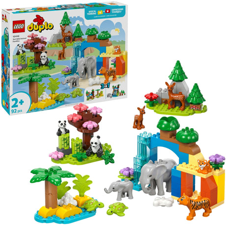 Lego duplo town 10446 3-in-1 families van wilde dieren