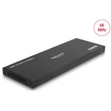 Delock hdmi splitter 1x hdmi in > 8x hdmi out, 4k 60hz (zwart, met downscaler)