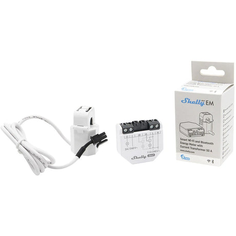 Shelly em gen3 energiemeting voor smart home wifi met controller