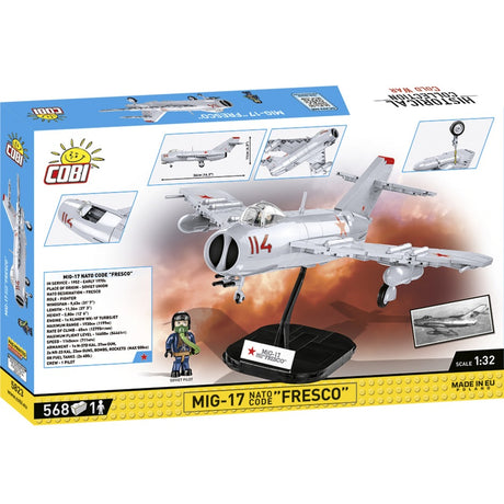 Cobi historical collection - mig-17 nato code fresco constructiespeelgoed (schaal 1:32)