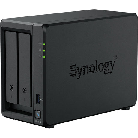 Synology diskstation ds725+ nas (zwart, 2x lan, usb-a 3.2 (5 gbit s))