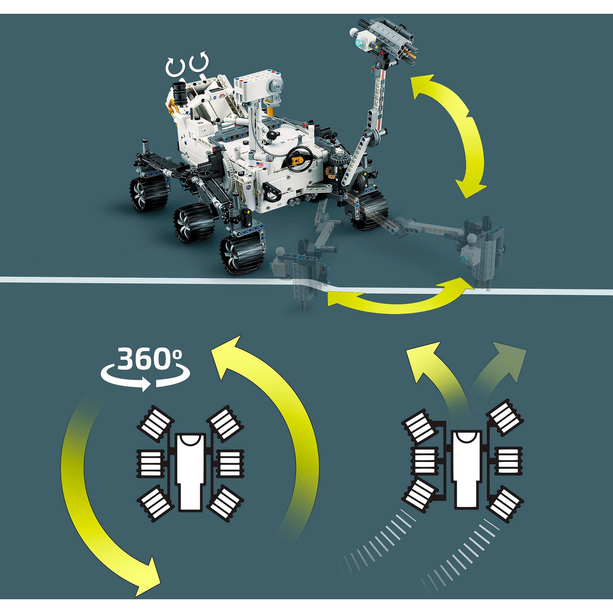 Lego technic - nasa mars rover perseverance constructiespeelgoed (42158)