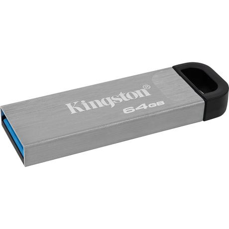 Kingston datatraveler kyson 64 gb usb-stick (zilver, dtkn 64gb)