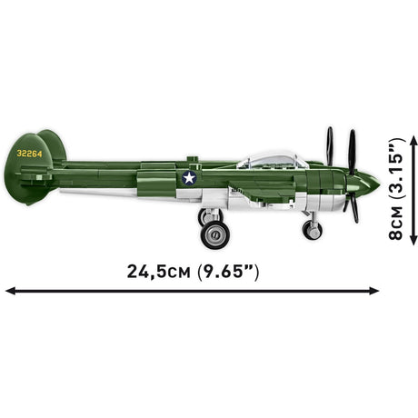 Cobi historical collection - lockheed p-38 lightning constructiespeelgoed (schaal 1:48)