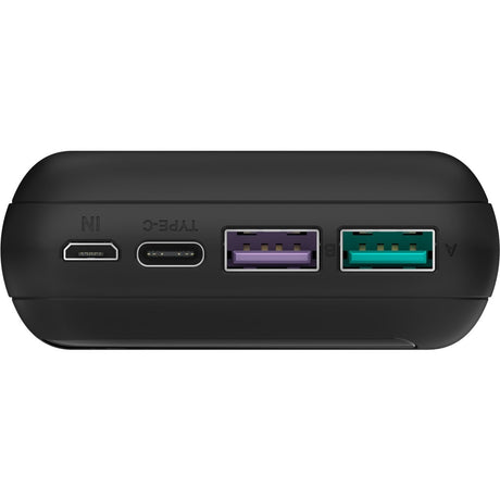 Goobay quick charge powerbank 20.000 mah - 74 wh (zwart, usb-c pd, qc 3.0)