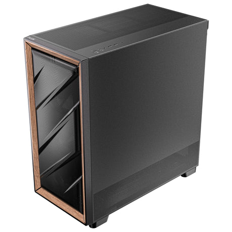 Antec flux midi tower behuizing (zwart | 2x usb-a | 1x usb-c | tempered glass)
