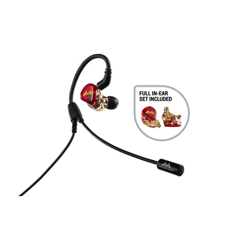 Antlion kimura solo in-ear oortjes (zwart rood)
