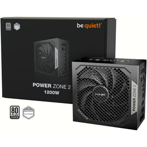 Be quiet! power zone 2 modulaire 1200 watt voeding (zwart, 1x 12v-2x6, 3x pcie)