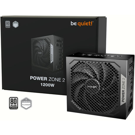 Be quiet! power zone 2 modulaire 1200 watt voeding (zwart, 1x 12v-2x6, 3x pcie)