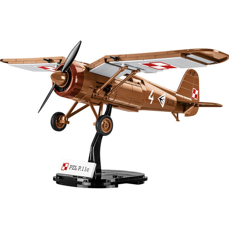 Cobi historical collection - pzl p.11c constructiespeelgoed (schaal 1:32)