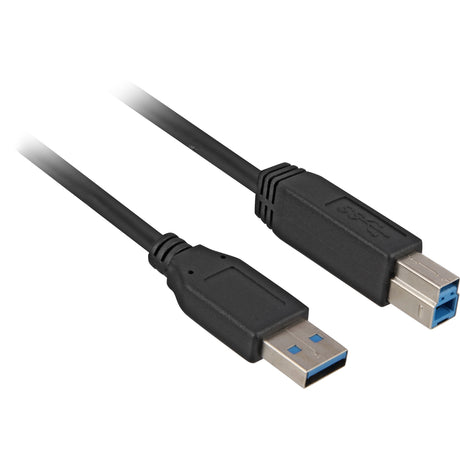 Sharkoon usb-a 3.2 gen 1 naar usb-b kabel (zwart, 5 meter)