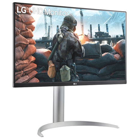 Lg ultrafine 27up650k-w 27 4k ultra hd monitor (wit zilver, 1x displayport, 2x hdmi)